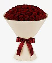Букет 101 Бордовая роза Блэк Бакарра в Татищево