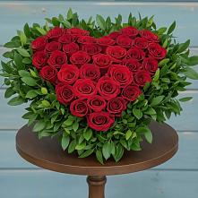 Цветочная композиция из Розы в виде сердца #REPLACE_PRED# Татищево