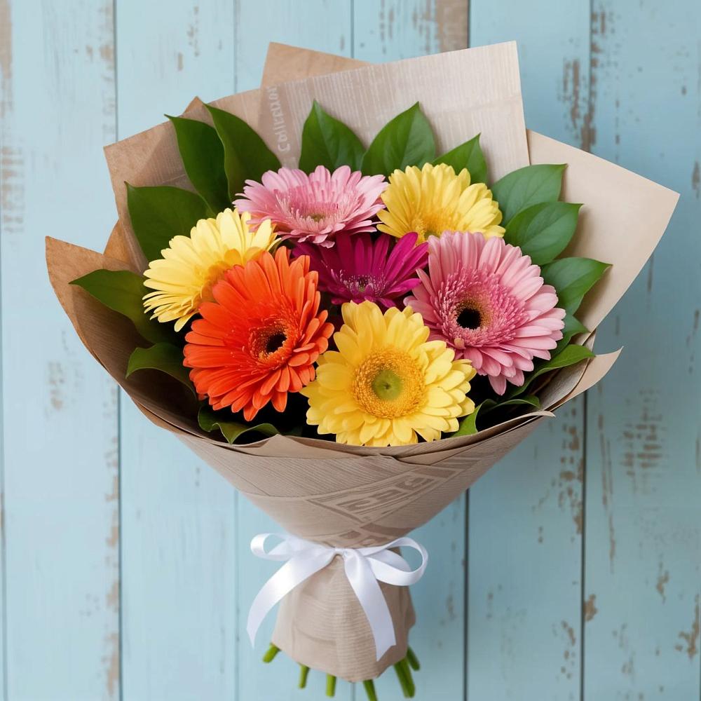 Букет цветов из: Герберы в Татищево