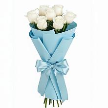 Букет 7 белых роз Проуд #REPLACE_PRED# Татищево