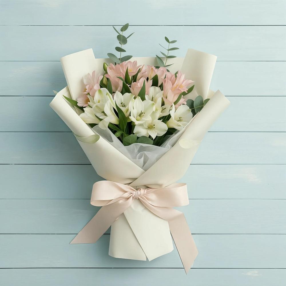 Букет цветов из: Альстромерии в Татищево